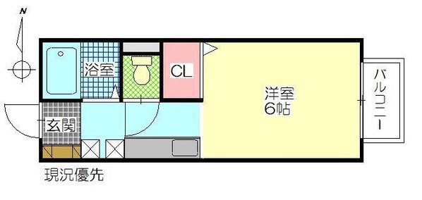 アーバニアサフランＢ棟の物件間取画像